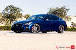 Infiniti Q50S by Naples Speed on Vossen Wheels (VFS-10) 2018 года